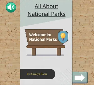 All About National Parks activity
