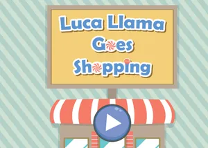 Luca Llama Goes Shopping activity